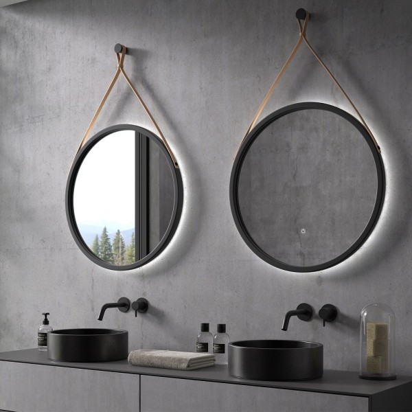 Espejo De Baño Retroiluminado Con Correa