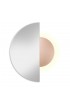 Espejo Semicircular Retroiluminado Luna Rose Gold