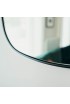 Espejo Recibidor Asimétrico Marco Negro