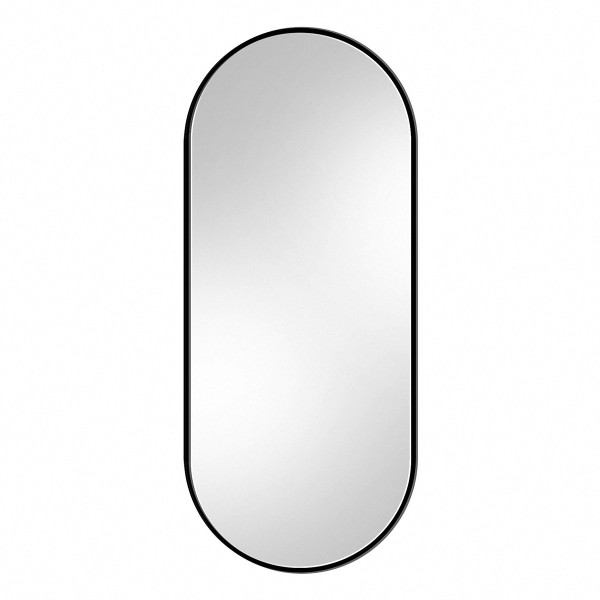Espejo Ovalado Retroiluminado Ambient Slim Negro