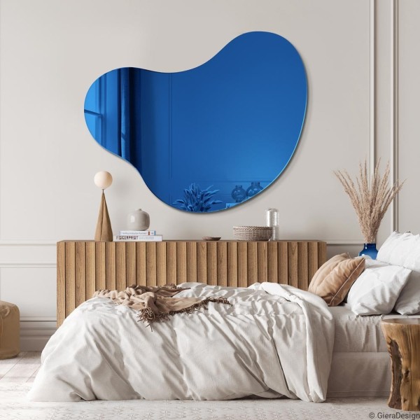 Specchio Asimmetrico Plama Nº5 Blu
