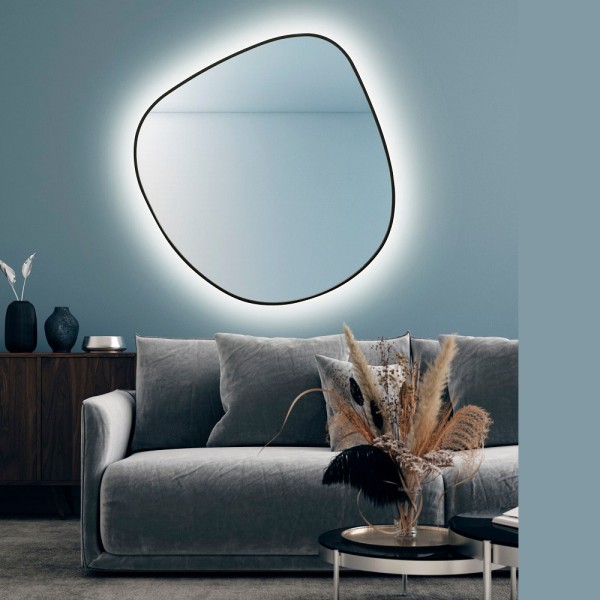 Espejo Asimétrico Retroiluminado LED Para Salón