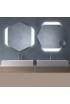 Espejo Hexagonal Para Baño Con Luz Integrada