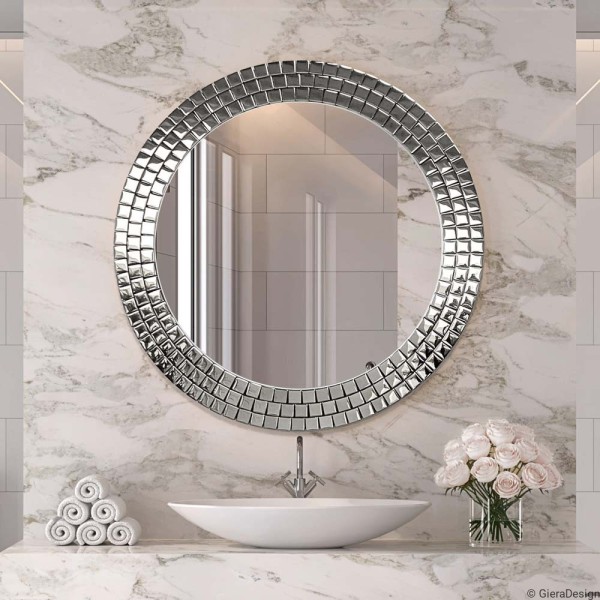 Specchio Rotondo argento