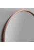 Espejo Redondo Nórdico Scandi Slim Cobre