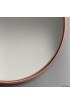 Espejo Redondo Nórdico Scandi Slim Cobre