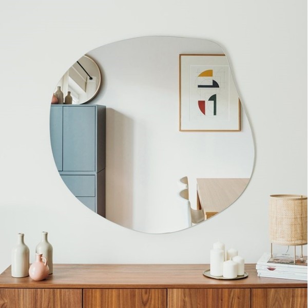 Specchio Decorativo Asimmetrico Naia
