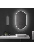 Espejo Bluetooth Ovalado Con LED Integrada