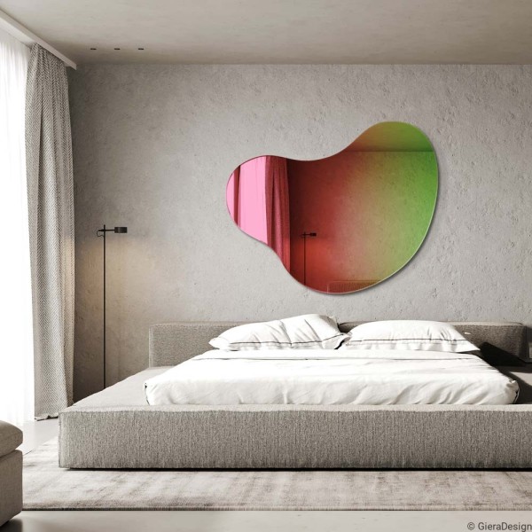 Specchio Di Design Asimmetrico Plama Nº5 Rainbow