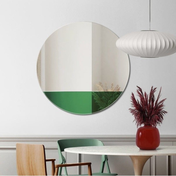 Specchio Decorativo Rotondo Sunset Green