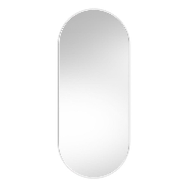 Espejo Ovalado Con Luz Ambient Slim Blanco