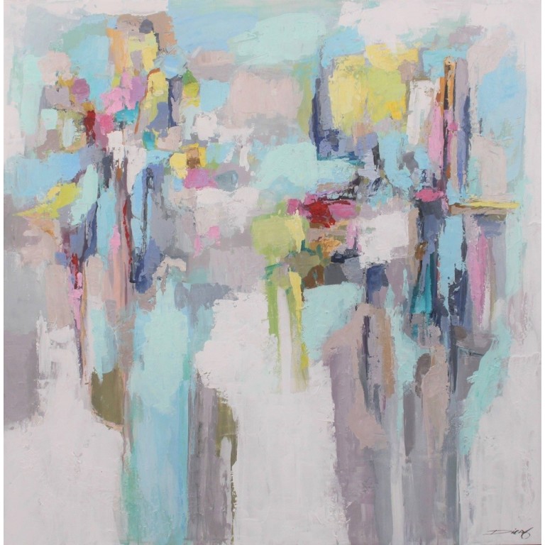 Pintura Abstracta Moderna Para Salón