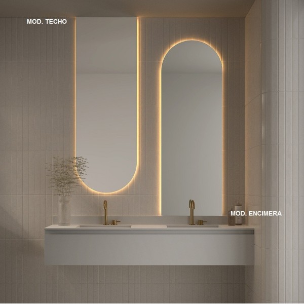 Espejo Arco Retroiluminado Para Baño