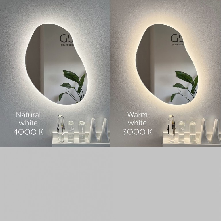 Espejo Redondo Retroiluminado Cristal OptiWhite