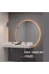 Espejo Semicircular Retroiluminado Para Baño