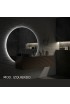 Espejo Semicircular Retroiluminado Para Baño