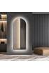 Espejo Vestidor Con Luz LED Marco Blanco