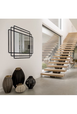 Espejo Decorativo Moderno Contour Black