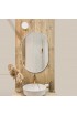 Espejo Ovalado Minimalista Ambient Slim Blanco