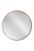 Espejo Redondo Nórdico Scandi Slim Cobre
