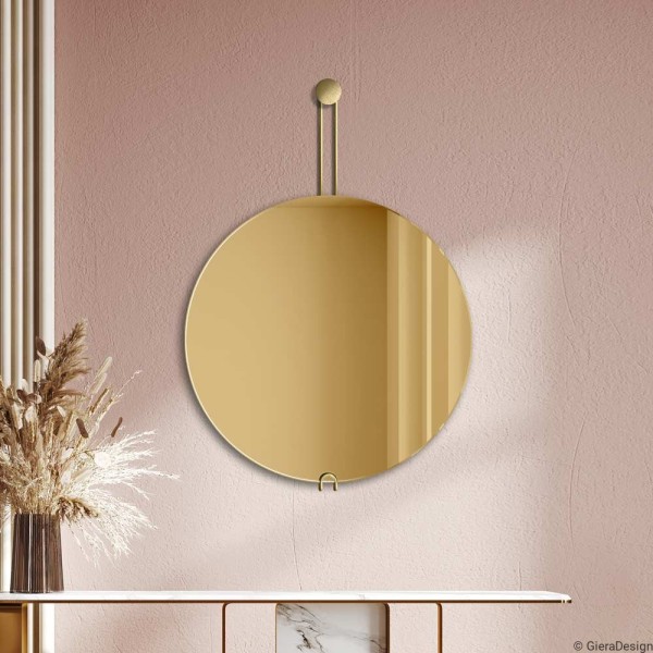 Specchio Retondo Di Design Hoko Gold