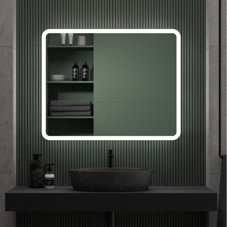 Espejo Moderno De Baño Con Luz LED