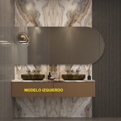 Espejo Redondo Liso Para Baño