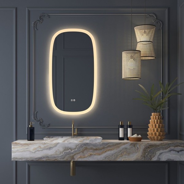 Specchio Per Bagno Originale Con Luce a LED