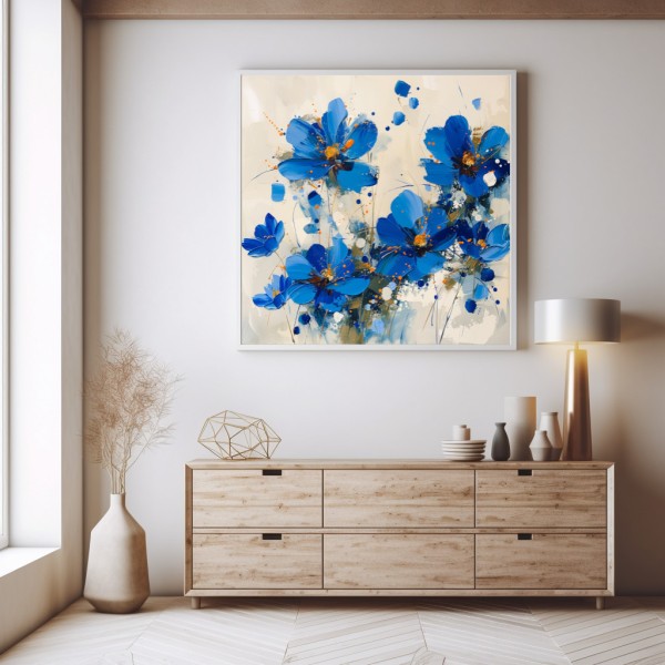 Cuadro Decorativo Flores Petal Symphony