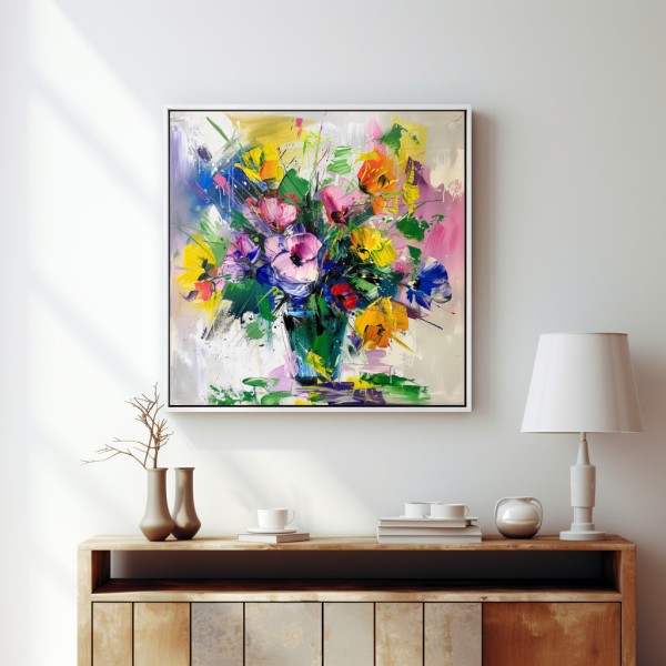 Cuadro De Flores Originales Flowering Fantasy