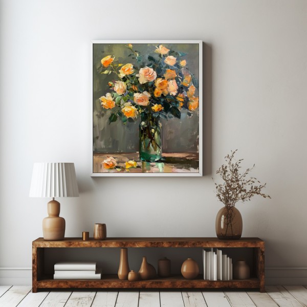 Cuadro Decorativo Rosas Ethereal Petals