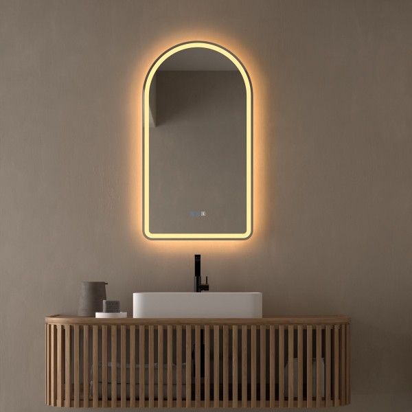 Espejo arco con luz led
