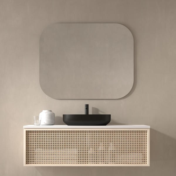 Espejo Rectangular Sin Iluminación Para Baño