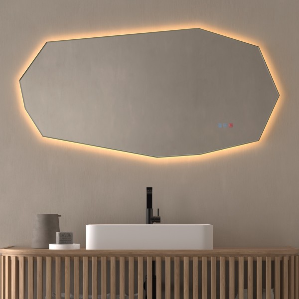 Espejo Retroiluminado Irregular Para Baño Gaudi