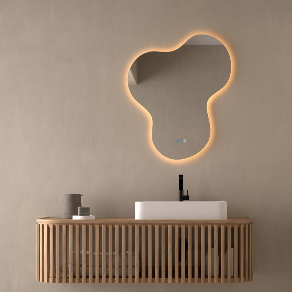 Espejo Irregular Retroiluminado LED Para Baño