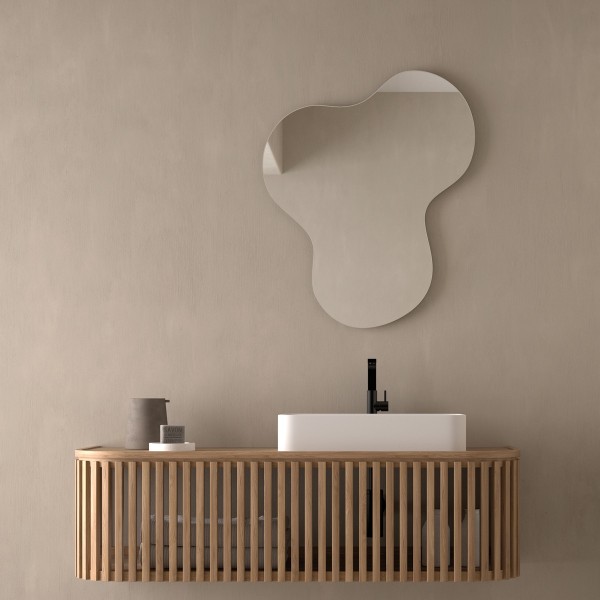 Espejo Irregular Sin Luz Para Baño Original