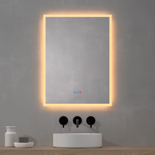 Espejo Rectangular Para Baño Con Luz LED Integrada