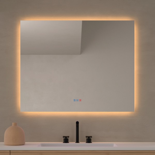 Espejo De Baño Rectangular Retroiluminado
