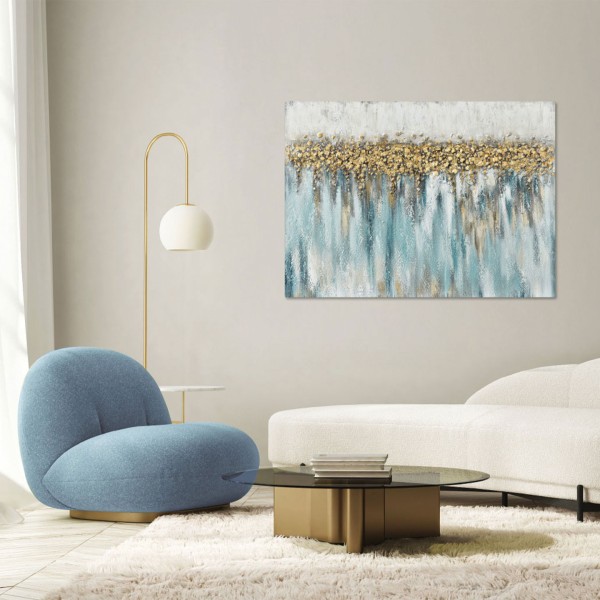 Cuadro Abstracto Grande Para Comedor Horizon