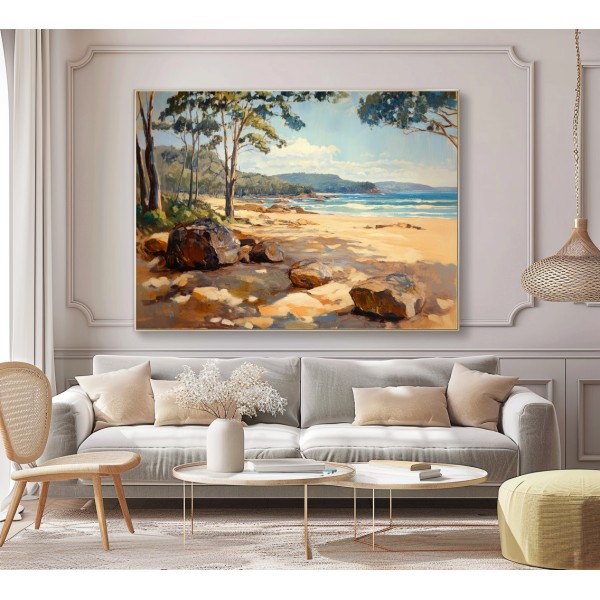 Cuadro Abstracto Playa Ocean Breeze