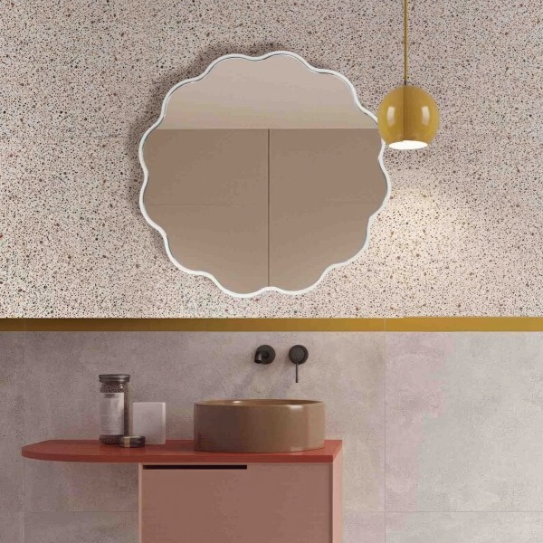 Espejo Para Baño Marco Blanco Sunny White
