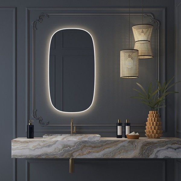 Espejo Con Luz integrada Para Baño