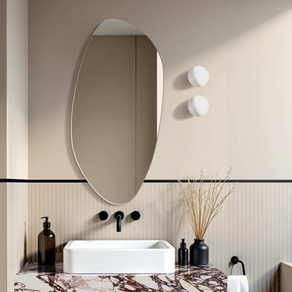 Espejo Forma Irregular Para Baño