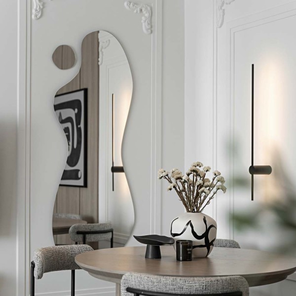Espejo Decorativo Forma Abstracta Para Salón