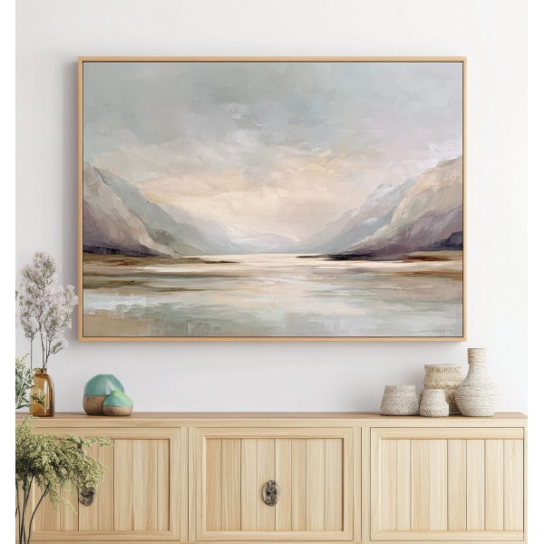 Cuadro De Paisaje Relajante Where Mountains Sleep