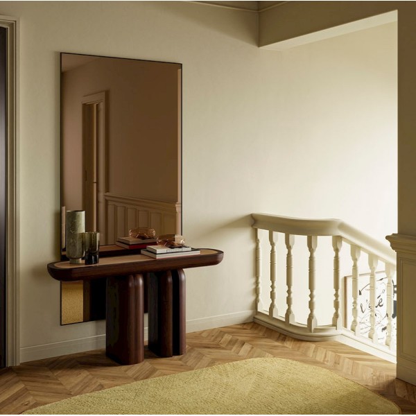 Espejo Moderno Grande de Cuerpo Entero Color Bronce