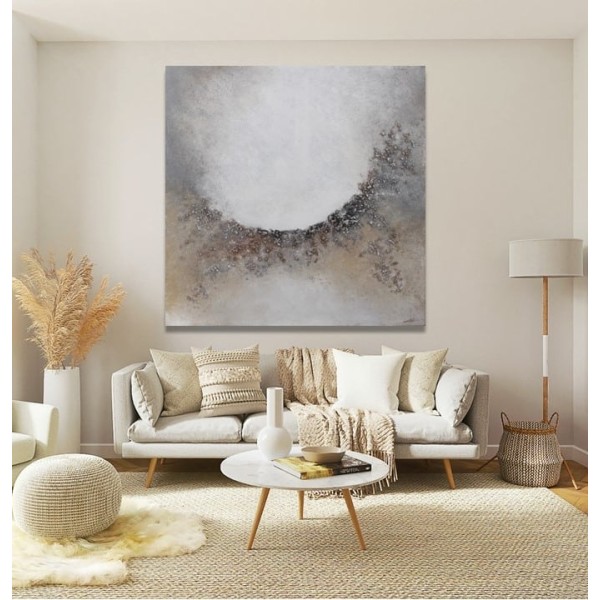 Cuadro Abstracto Moderno Grande Para Salón Titán