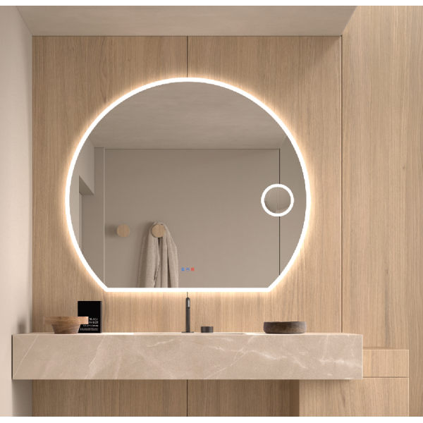Espejo Redondo LED Para Baño Moderno De Diseño