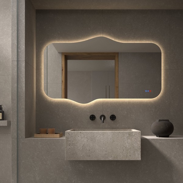 Espejo Original LED Retroiluminado Para Baño Moderno