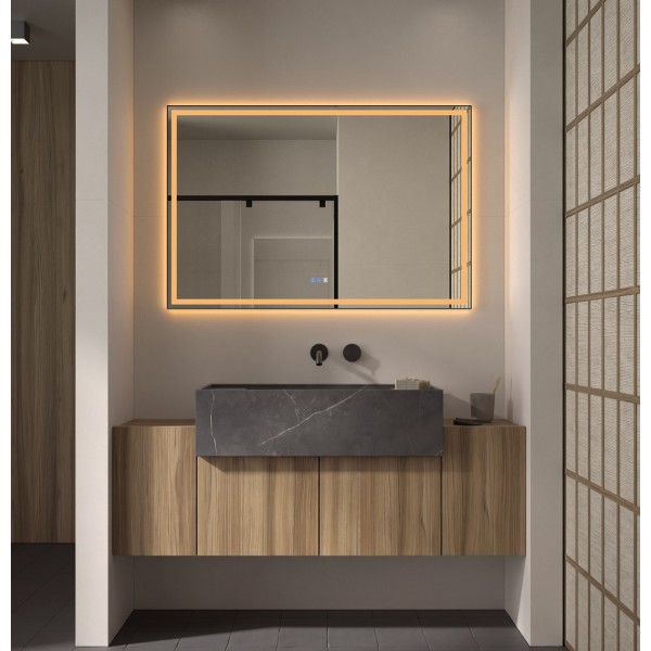 Espejo Retroiluminado Rectangular Diseño Minimalista Premium
